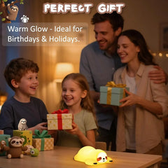 Soft LED Bedside Lamp - Cute Sloth Night Light