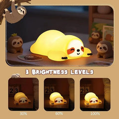 Soft LED Bedside Lamp - Cute Sloth Night Light