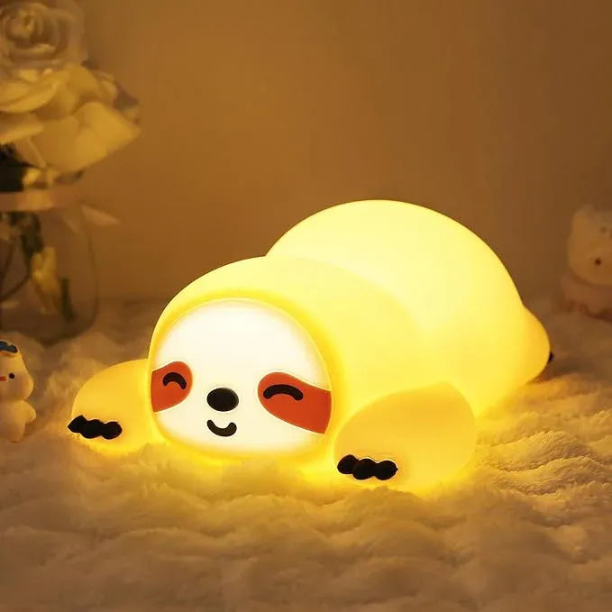 Soft LED Bedside Lamp - Cute Sloth Night Light